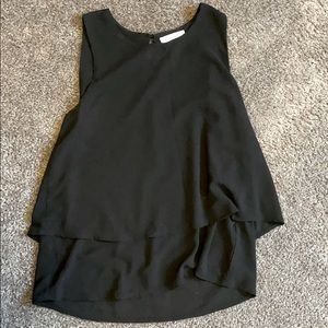 Flowy black tank top